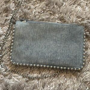Zara Silver Studded Clutch